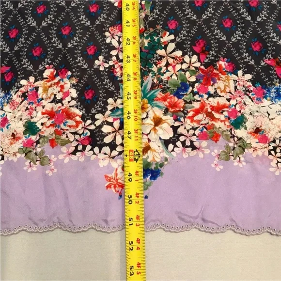 Johnny Was Dress Silk Mystic Midi Dress size Small - Picture 15 of 16